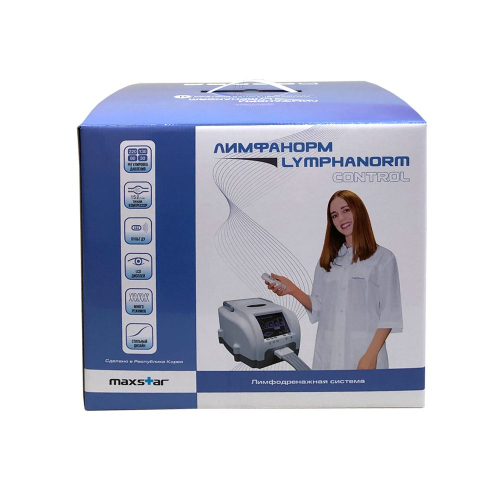 LymphaNorm Control + манжета рука (без манжет для ног) — профессиональный аппарат для прессотерапии и лимфодренажа для дома и салона красоты фото 3