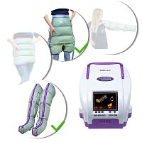 LymphaNorm Relax + 2 манжеты нога L/XL + манжета шорты — аппарат для прессотерапии и лимфодренажа для дома