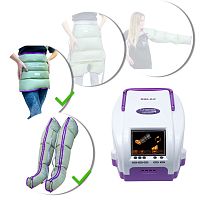 LymphaNorm Relax + 2 манжеты нога L/XL + манжета пояс — аппарат для прессотерапии и лимфодренажа для дома