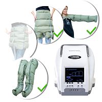 LymphaNorm Control + 2 манжеты нога L/XL + манжета рука + шорты — профессиональный аппарат для прессотерапии и лимфодренажа для дома и салона красоты