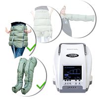 LymphaNorm Control + 2 манжеты нога + манжета для талии — профессиональный аппарат для прессотерапии и лимфодренажа для дома и салона красоты