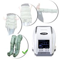 LymphaNorm Control + 2 манжеты для ног L/XL — профессиональный аппарат для прессотерапии и лимфодренажа для дома и салона красоты